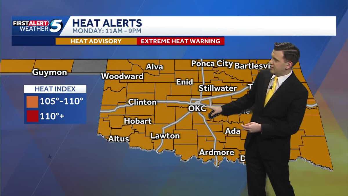 Text link to weather forecast video: Heat Rolls On