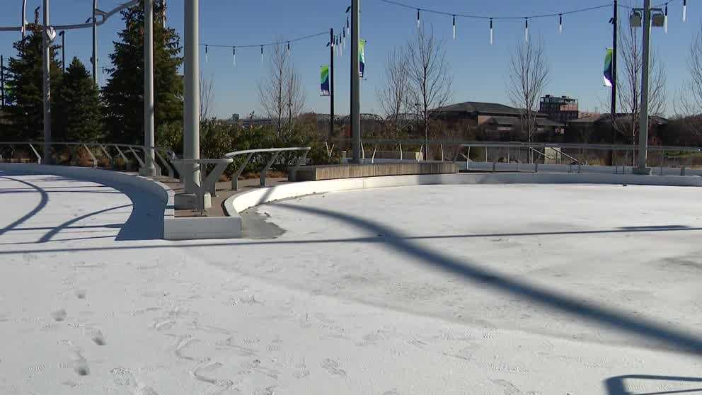 Omaha park hosts free ice skating in time for holidays