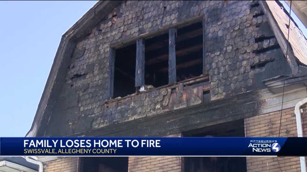 Fire tears through Swissvale home Saturday evening, devastating family of 7