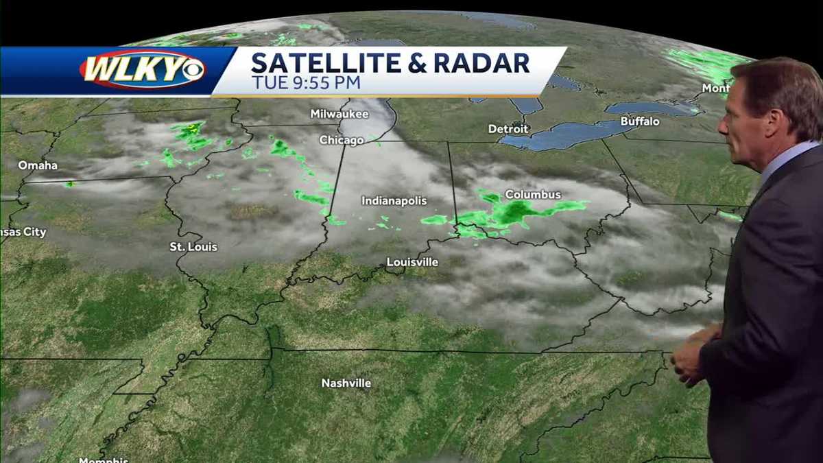 Occasional showers Wednesday morning