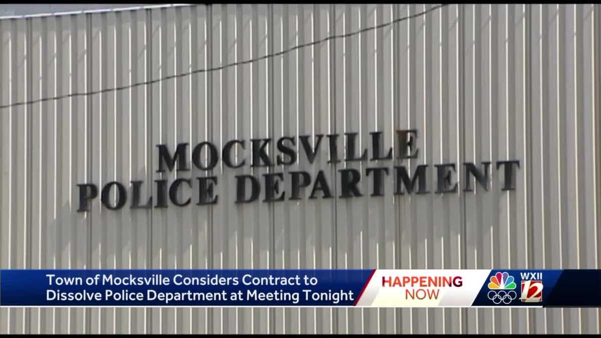 Mocksville Town Board votes to dissolve police department