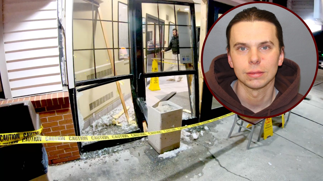 Maine man charged with OUI after crash into Mass. rest stop lobby
