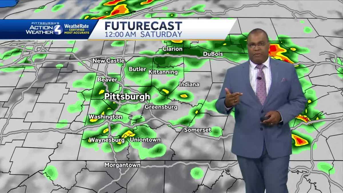 Pittsburgh weather: Another round of strong thunderstorms move through western Pa.