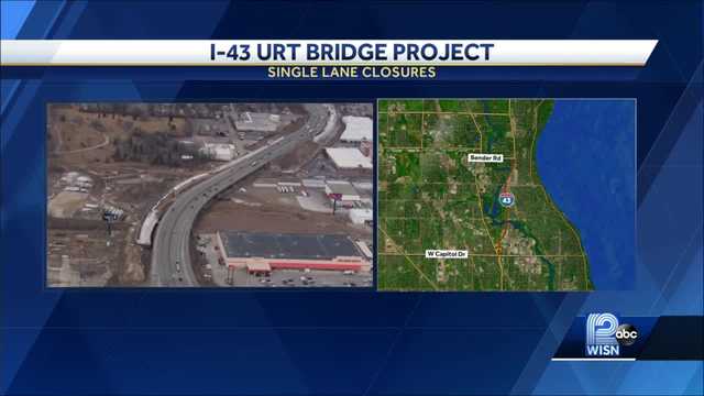 One lane of I-43 closed in both directions between Bender, Capitol - Vimarsana News