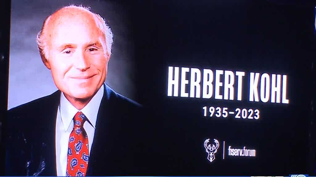 Milwaukee Bucks pay tribute to Herb Kohl, former team owner and senator