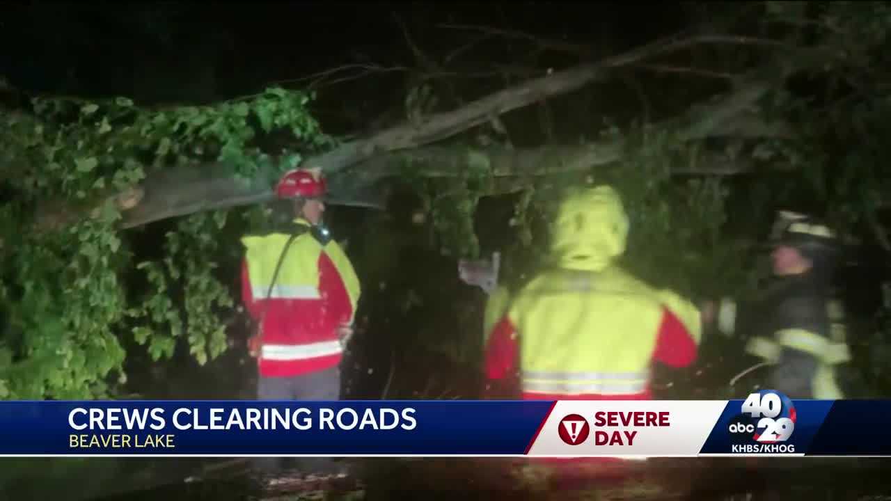 SEVERE DAY: Damage left behind by storms, crews work to clear roads - Vimarsana News