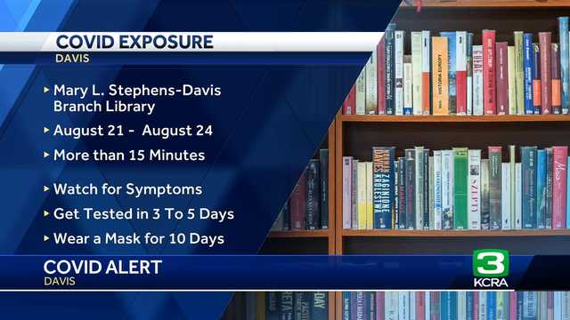 Davis library branch to close Sunday after COVID-19 outbreak - Vimarsana News