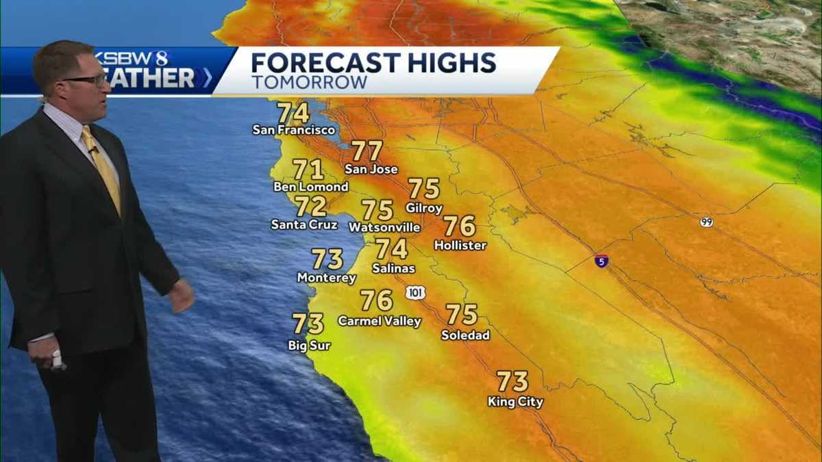 KSBW 8 Weather for October 26