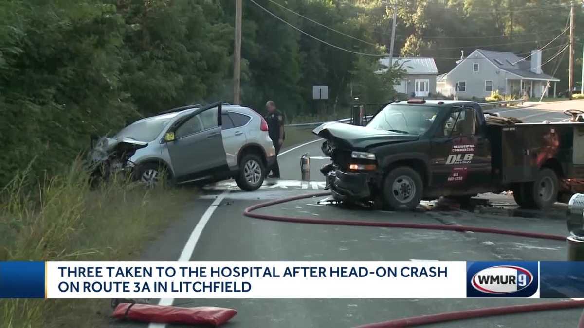 Section of Route 3A in Litchfield back open after headon crash