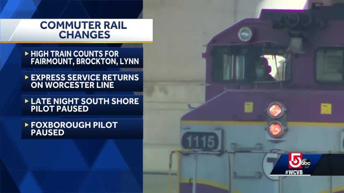 New commuter rail schedule takes effect