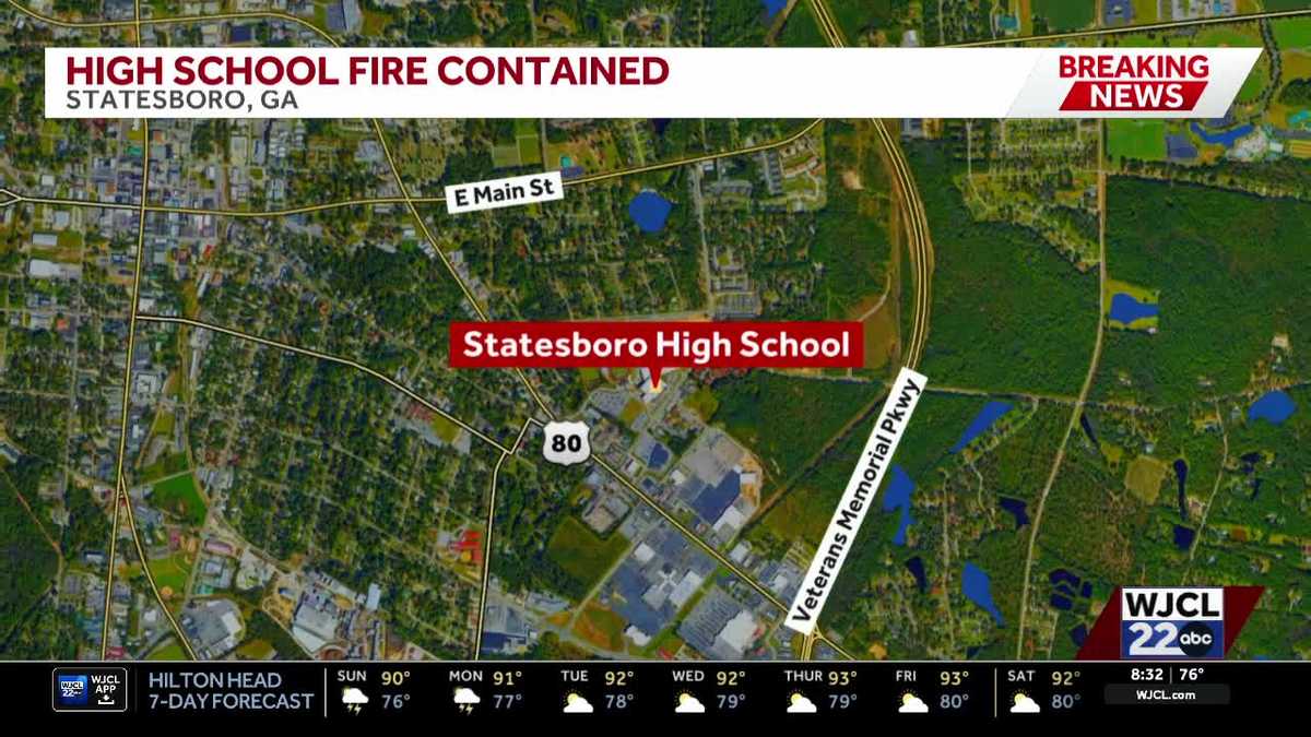 Statesboro High School to open Monday after early morning fire