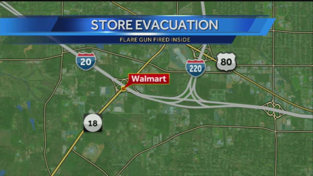 Flare gun fired inside Walmart
