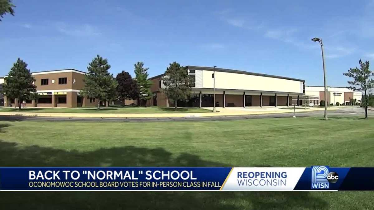 Coronavirus Oconomowoc School Board votes to send kids back to faceto