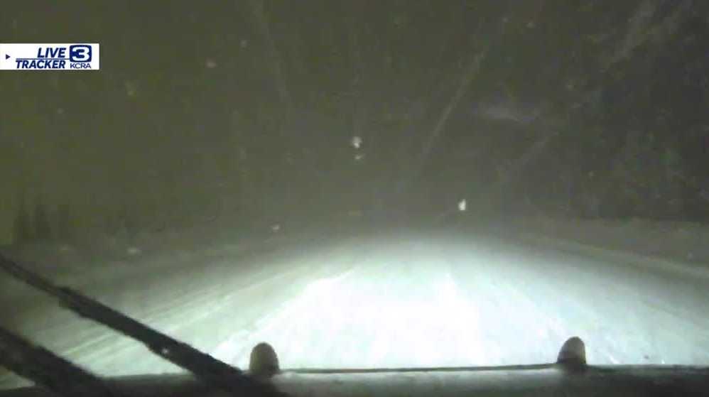 NorCal storm coverage: Traffic held on Interstate 80 in the Sierra after spinouts