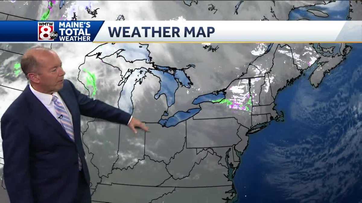 Sun gives way to clouds by late Wednesday