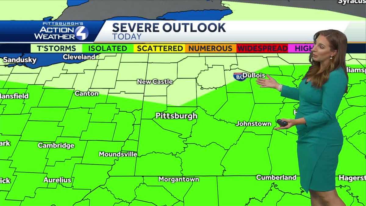 Isolated Thunderstorms Tuesday Isolated Thunderstorms Tuesday