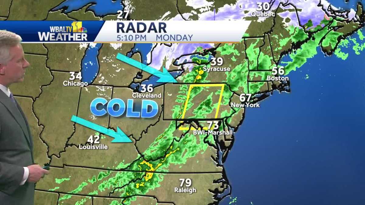 High Wind Advisory for Monday afternoon in Maryland