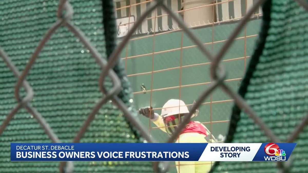 Sewerage and Water Board meet with Decatur businesses to answer questions about project completion