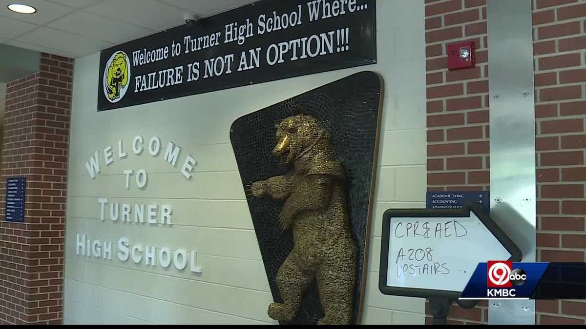 Teachers new students at Turner High School