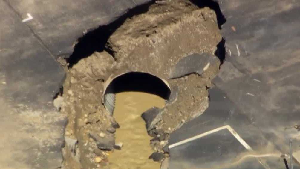 Local, state leaders working to find funding to repair massive sinkhole in South Strabane