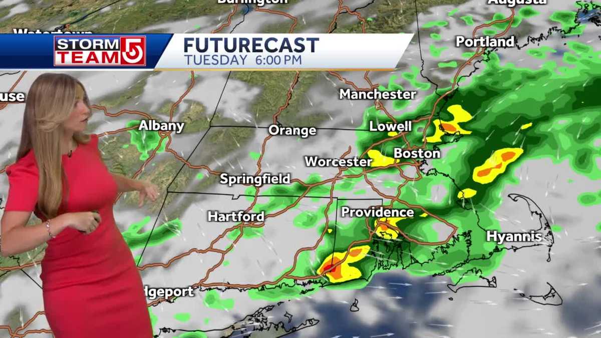 Video: Rain moves out; Cooler temperatures to come