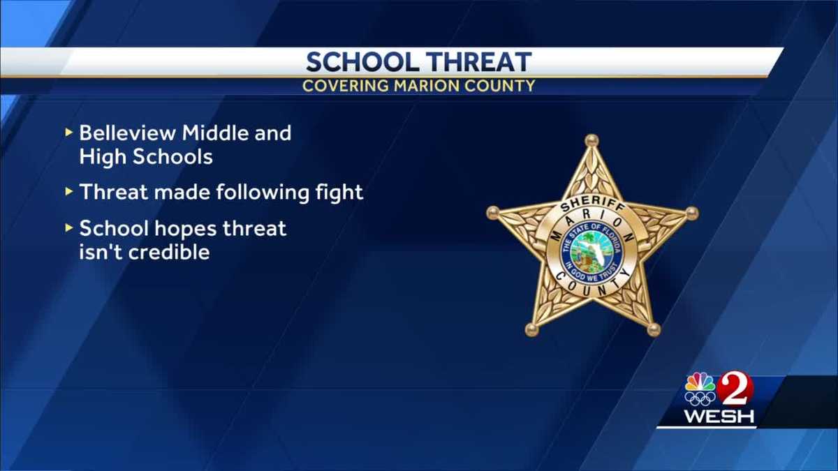 School threat prompts extra security at 2 Marion County schools