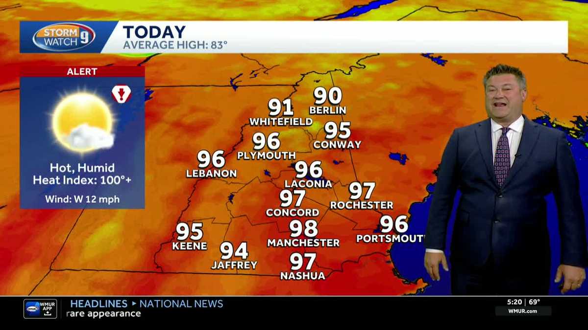  Extreme heat & storms approaching Tuesday