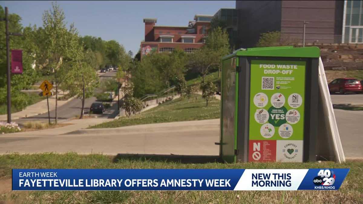 Fayetteville Public Library hosting amnesty program to encourage recycling