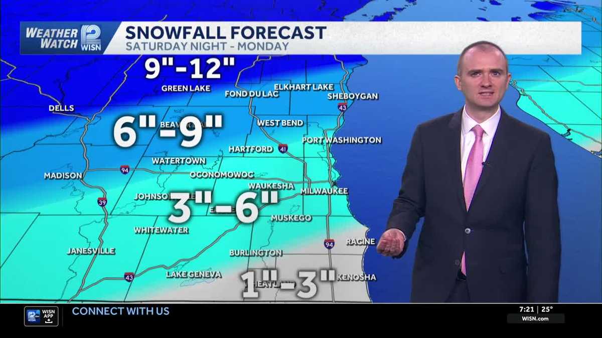 Winter Storm Watch issued for SE Wisconsin ahead of powerhouse storm