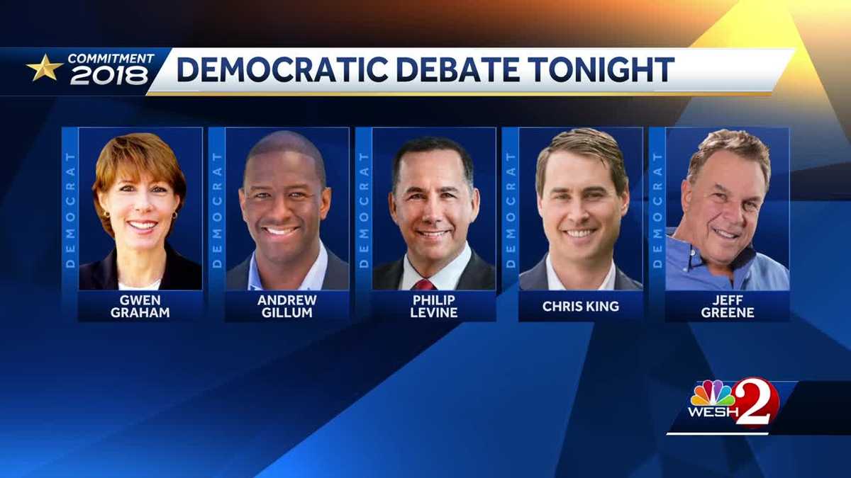 WESH 2 News covers Democratic debate