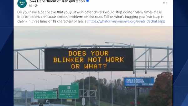 dot asking for help writing witty traffic signs