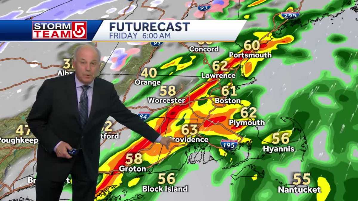 Video: Heavy rain, gusty winds late Thursday into Friday