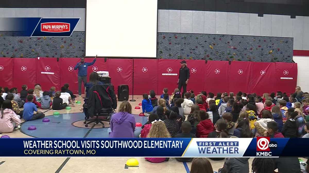 Kmbc Chief Meteorologist Bryan Busby Visits Southwood Elementary School