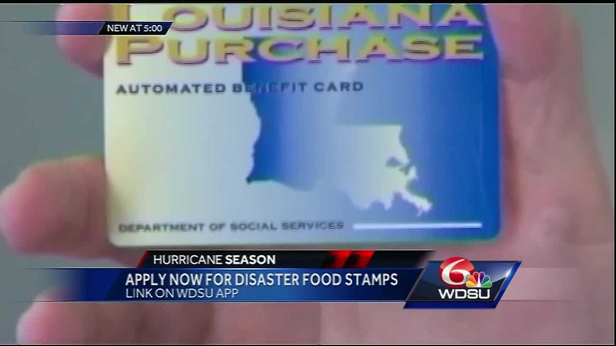 Hurricane season How to preregister for disaster food stamps