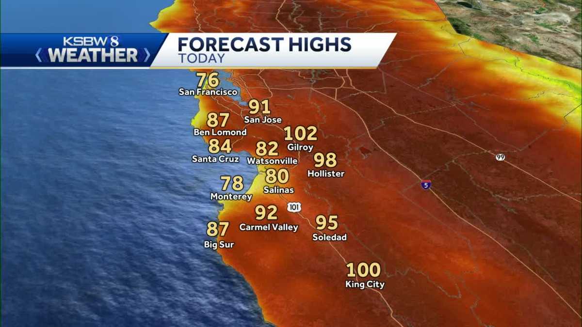 Mild to Warm at the Coast – Hot Inland