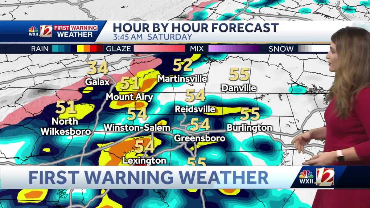 WATCH: Storms Overnight With Light Snow Possible Saturday Morning