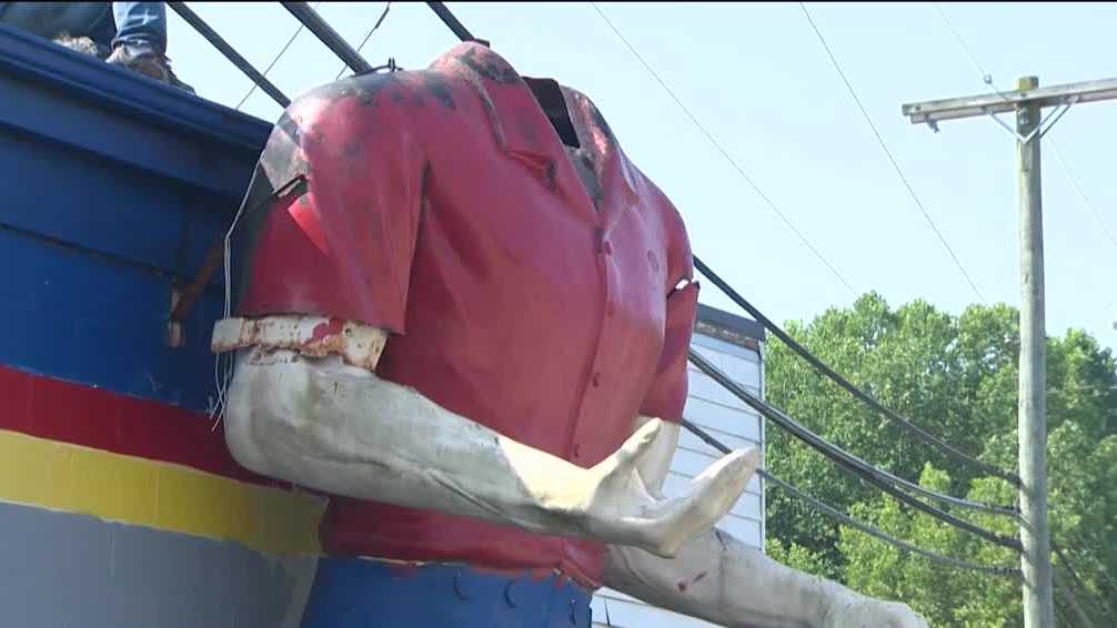 Greensburg's headless lumberjack mystery solved