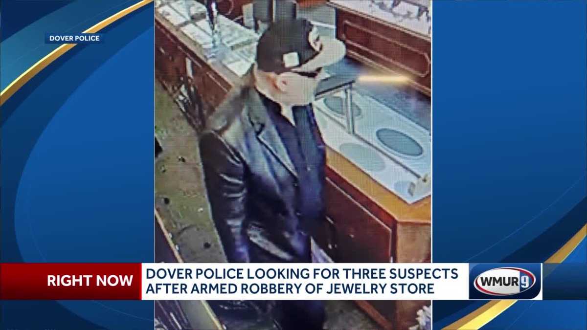 3 men sought after jewelry store robbery in Dover, police say