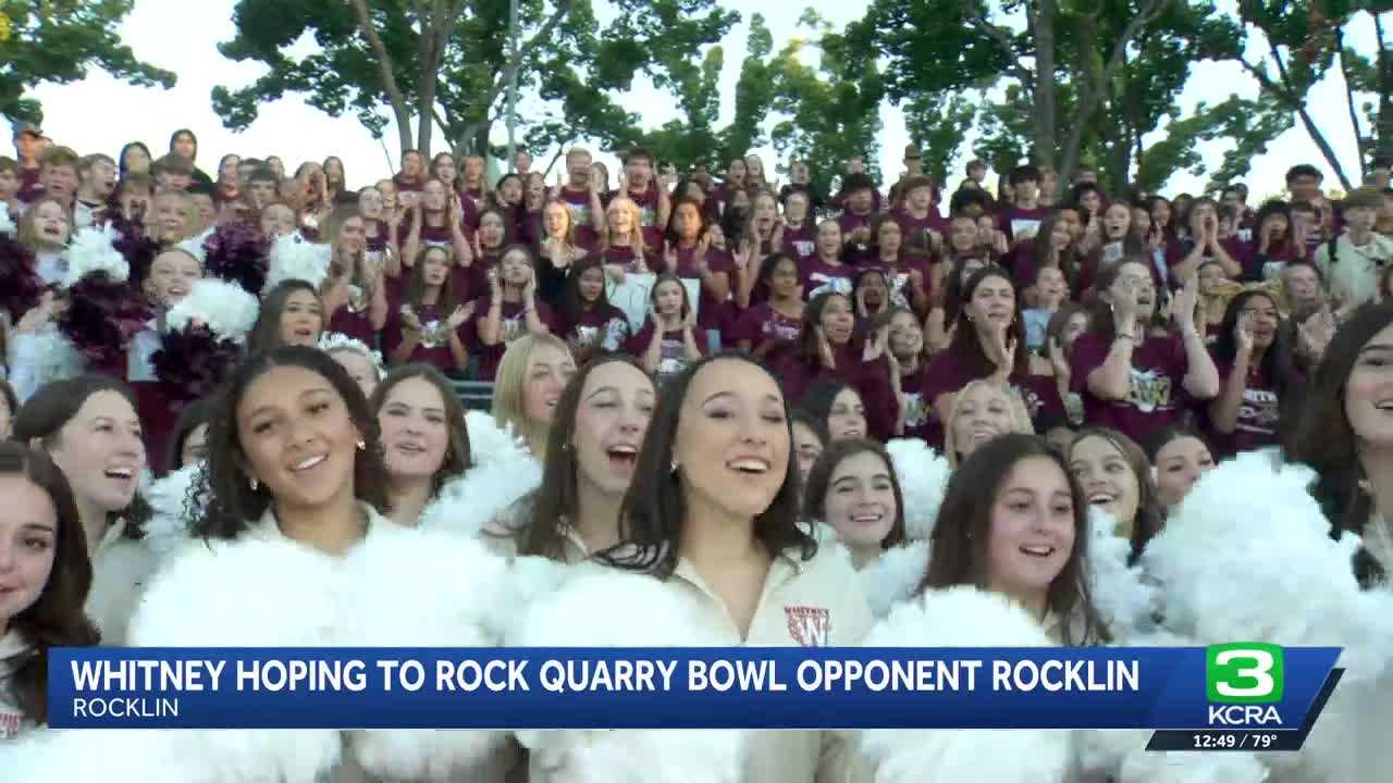 Whitney High Wildcats, Rocklin High Thunder gear up for Quarry Bowl rivalry in Rocklin