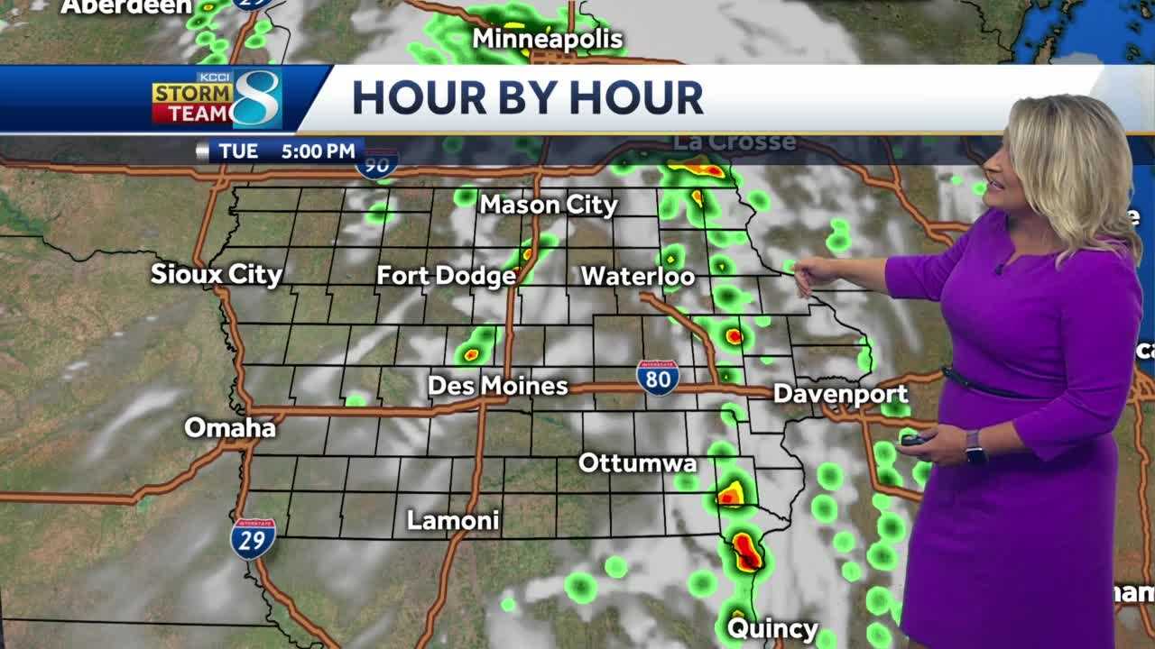 Spotty Storms Through The Afternoon