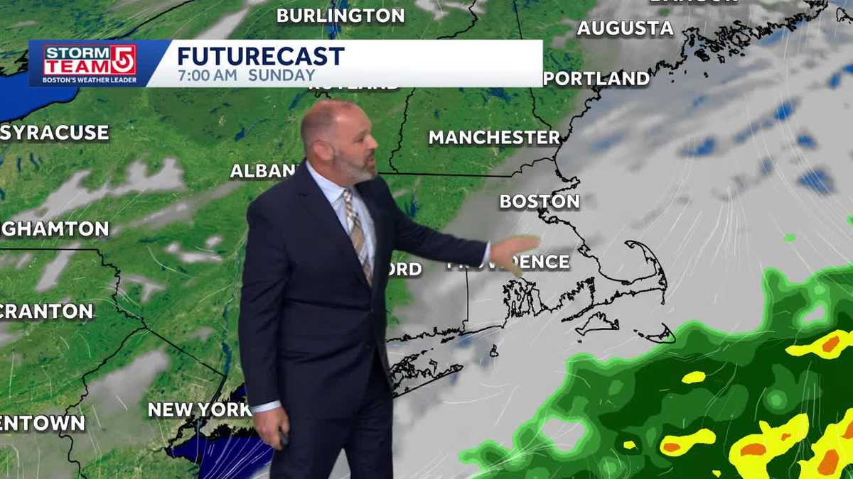 Video: Scattered showers expected with warm temps tomorrow