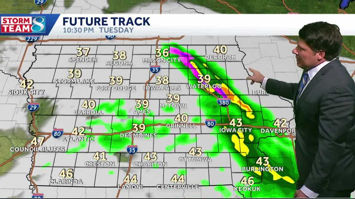 Des Moines weather: Snow showers today turning to warmer rain chances ...