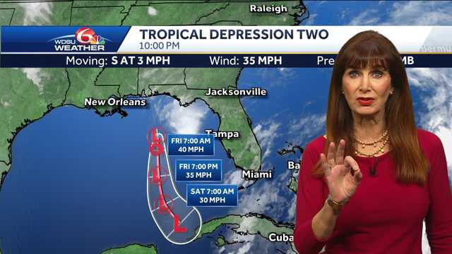 Depression Two may briefly become a Tropical Storm Friday - Vimarsana News