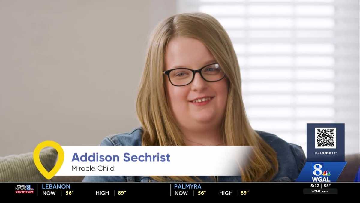 Addison reflects on her CMN journey