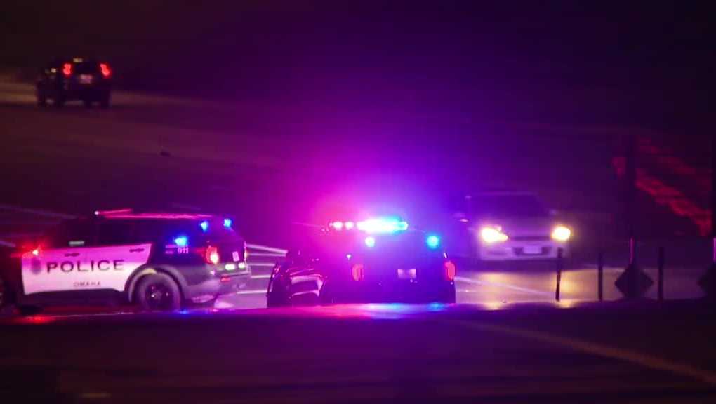 Omaha police respond to fiery two-car crash