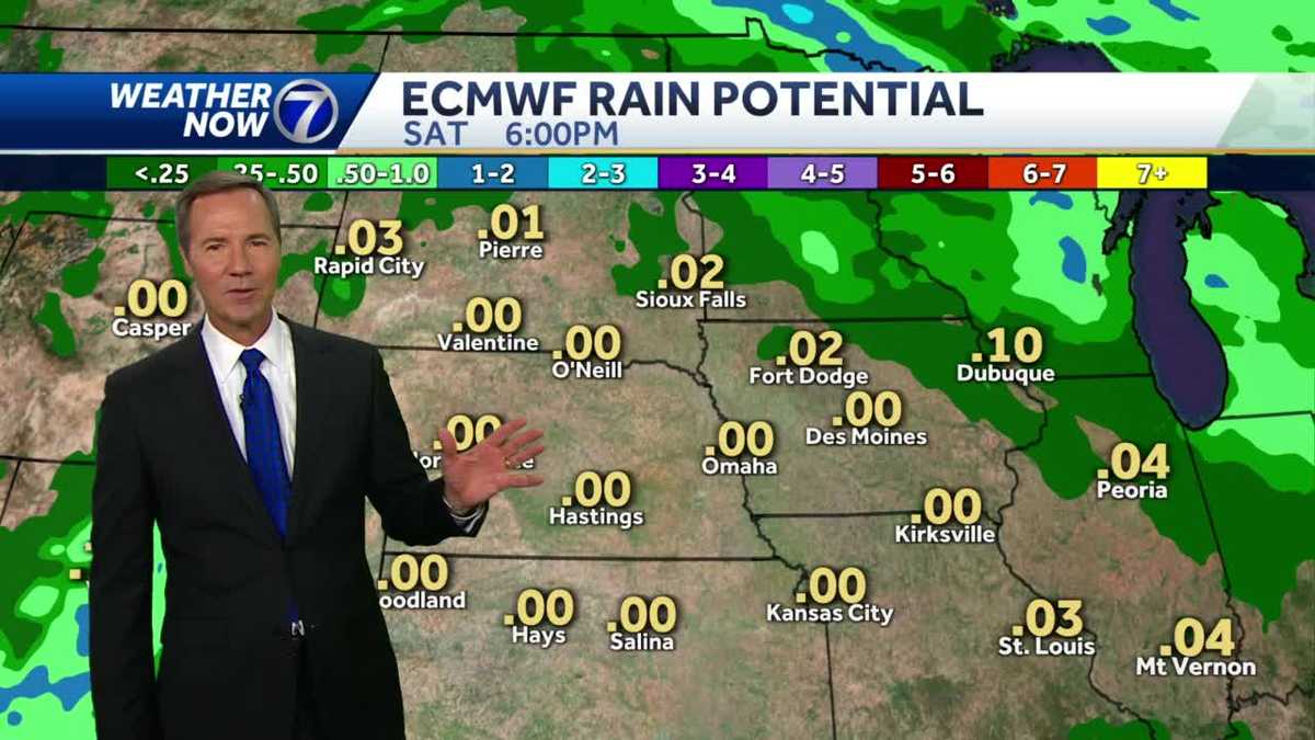 Limited rain potential