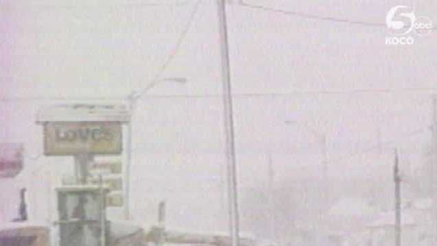 From the KOCO 5 Archives March 1999 Oklahoma blizzard