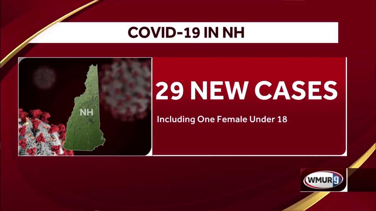 COVID19 in New Hampshire 29 new cases as of March 25, 2020