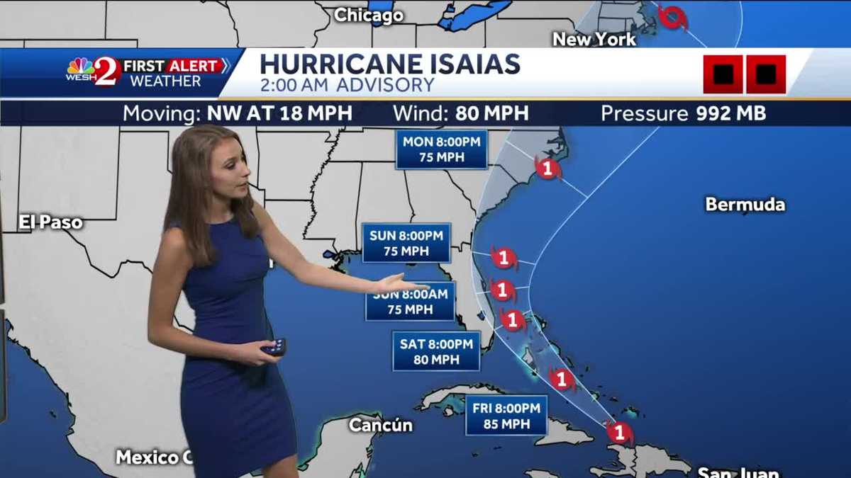 Hurricane Isaias Moves Closer To Florida 