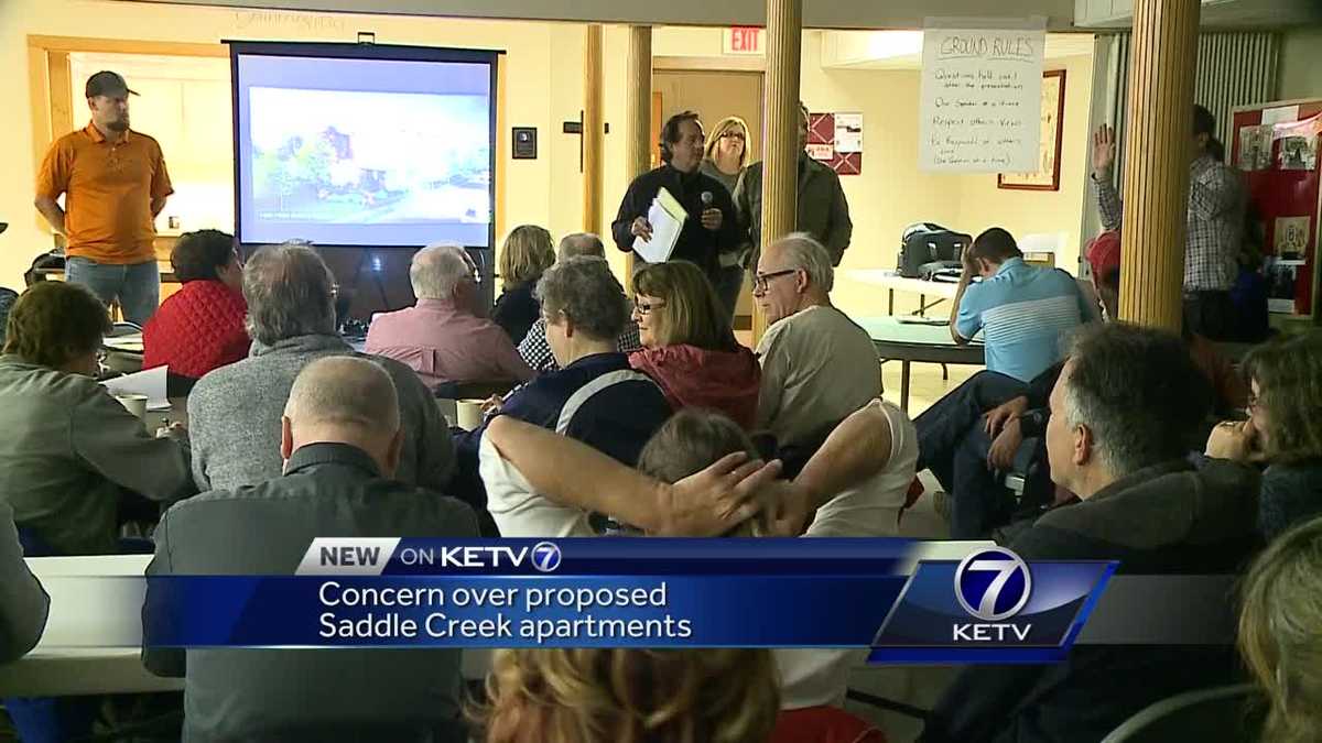 Concern over proposed Saddle Creek apartments